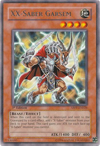 XX-Saber Garsem [ABPF-EN026] Rare Yu-Gi-Oh!