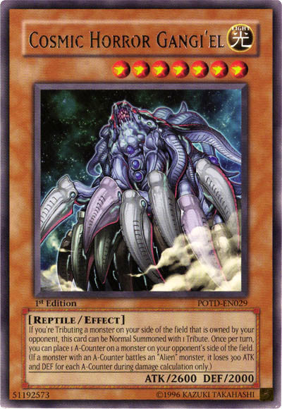 Cosmic Horror Gangi'el [POTD-EN029] Rare Yu-Gi-Oh!