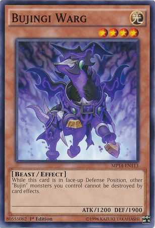 Bujingi Warg [MP14-EN113] Common Yu-Gi-Oh!