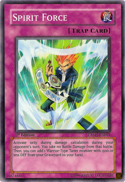 Spirit Force [CRMS-EN064] Super Rare Yu-Gi-Oh!