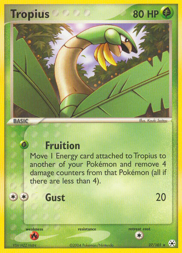 Tropius (27/101) [EX: Hidden Legends] Pokémon