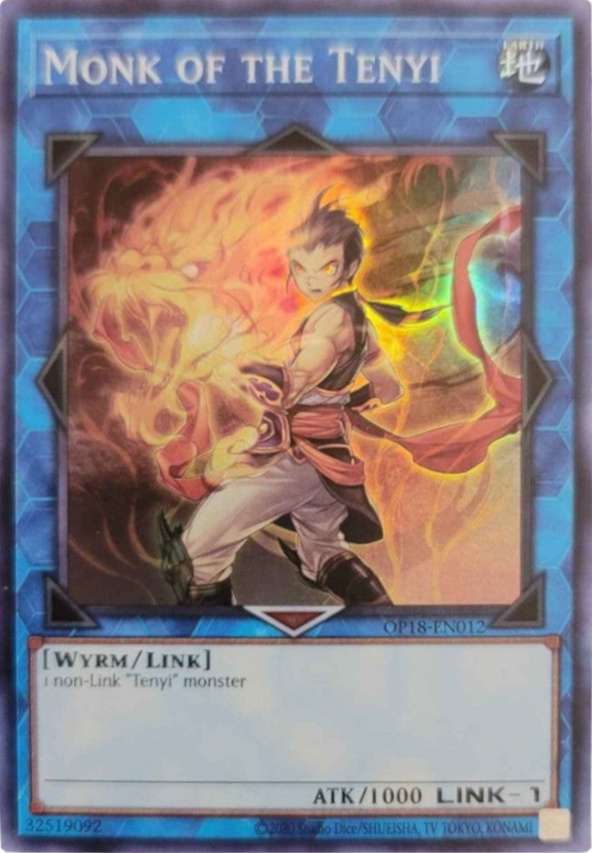 Monk of the Tenyi [OP18-EN012] Super Rare Yu-Gi-Oh!