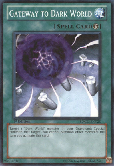 Gateway to Dark World [SDGU-EN025] Common Yu-Gi-Oh!