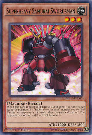 Superheavy Samurai Swordsman [MP15-EN068] Common Yu-Gi-Oh!