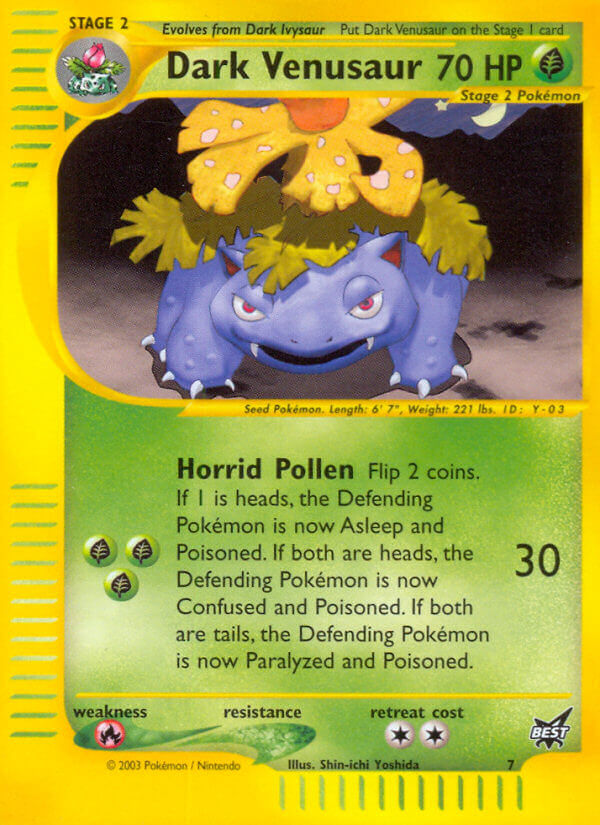 Dark Venusaur (7) [Best of Promos] Pokémon