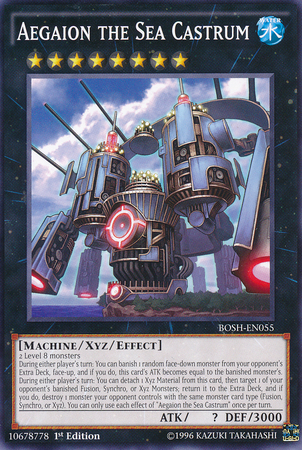 Aegaion the Sea Castrum [BOSH-EN055] Common Yu-Gi-Oh!