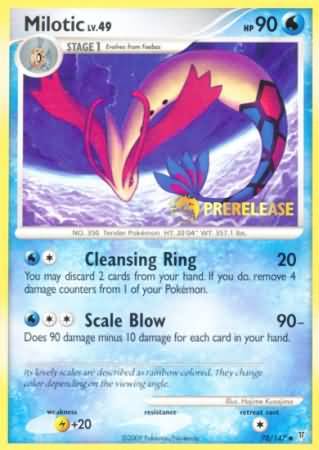 Milotic (70/147) (Prerelease Promo) [Nintendo: Black Star Promos] Pokémon