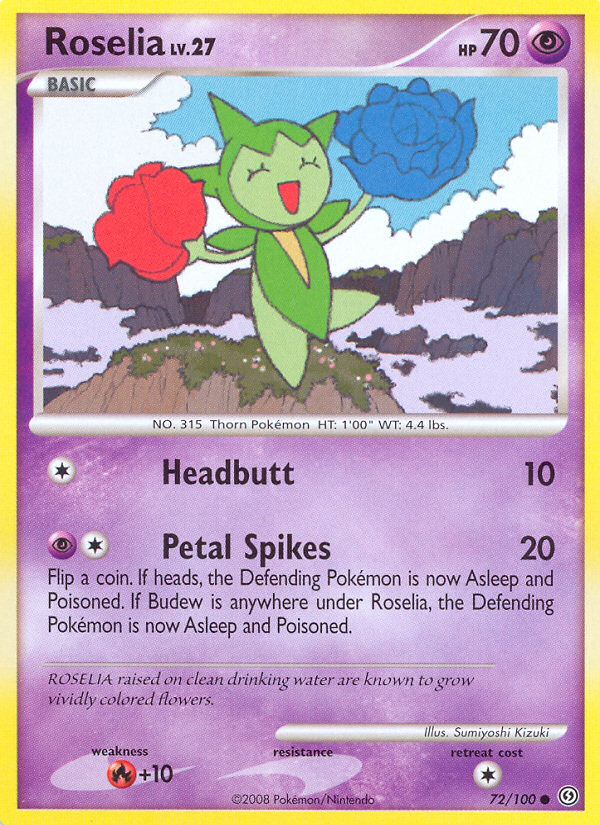 Roselia (72/100) [Diamond & Pearl: Stormfront] Pokémon