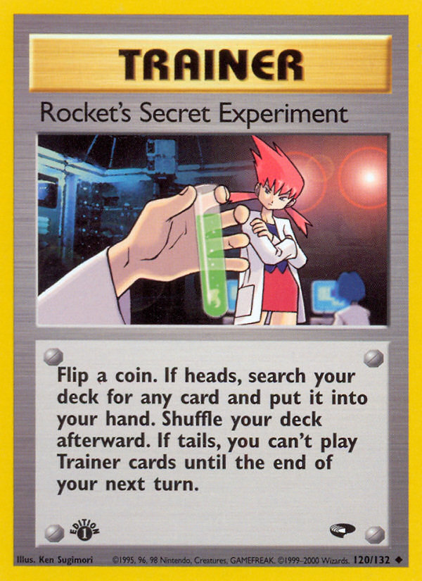 Rocket's Secret Experiment (120/132) [Gym Challenge 1st Edition] Pokémon