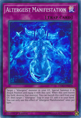 Altergeist Manifestation [EXFO-EN070] Super Rare Yu-Gi-Oh!