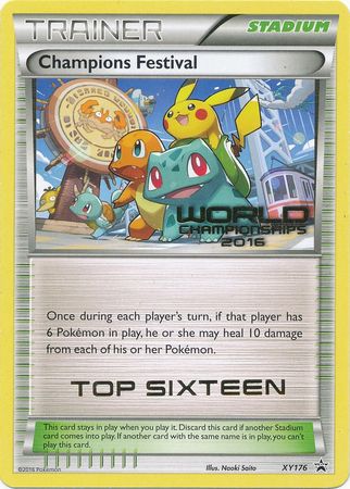 Champions Festival 2016 Top Sixteen (XY176) [XY: Black Star Promos] Pokémon