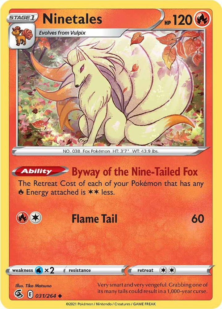 Ninetales (031/264) [Sword & Shield: Fusion Strike] Pokémon
