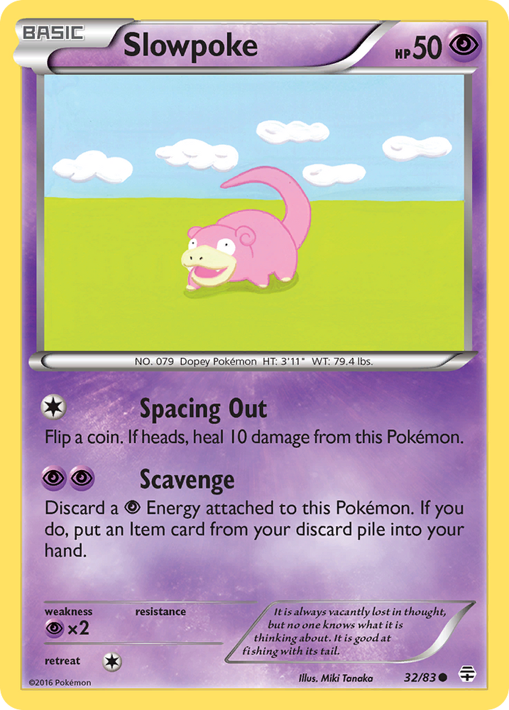 Slowpoke (32/83) [XY: Generations] Pokémon