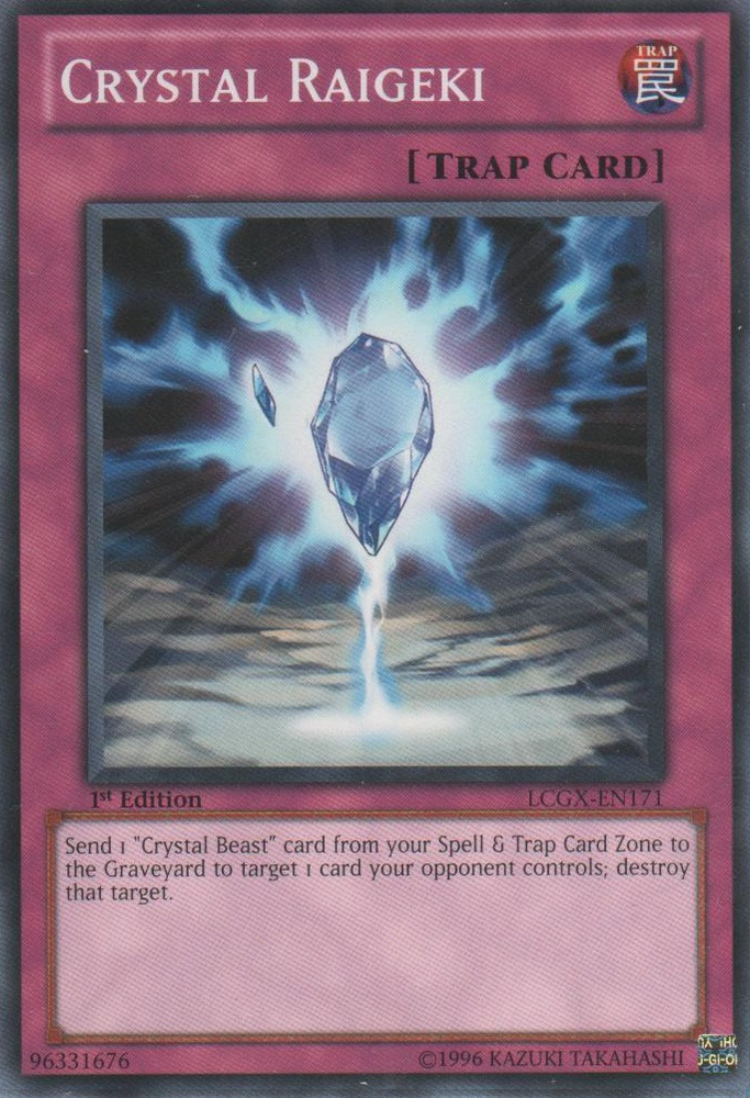 Crystal Raigeki [LCGX-EN171] Common Yu-Gi-Oh!