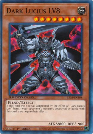 Dark Lucius LV8 [SS05-ENB08] Common Yu-Gi-Oh!