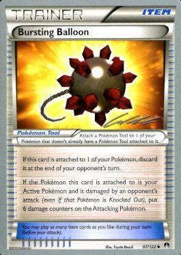Bursting Balloon (97/122) (Ninja Blitz - Cody Walinski) [World Championships 2016] Pokémon