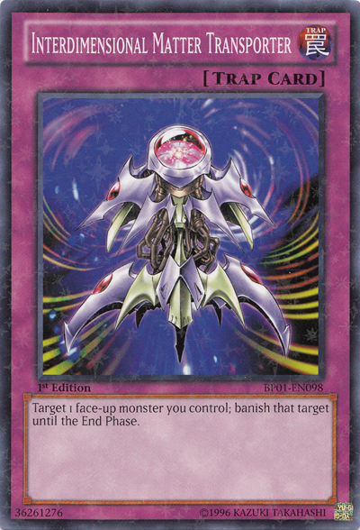 Interdimensional Matter Transporter [BP01-EN098] Starfoil Rare Yu-Gi-Oh!
