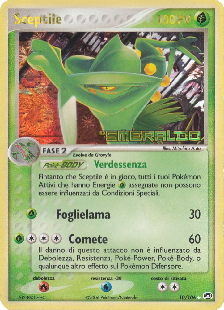 Sceptile (10/106) (Stamped) [EX: Emerald] Pokémon