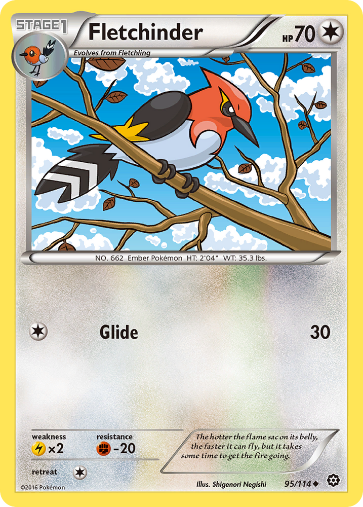 Fletchinder (95/114) [XY: Steam Siege] Pokémon