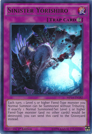 Sinister Yorishiro [MP14-EN182] Ultra Rare Yu-Gi-Oh!