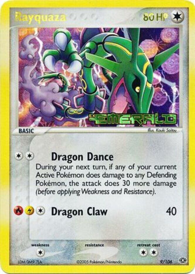 Rayquaza (9/106) (Stamped) [EX: Emerald] Pokémon