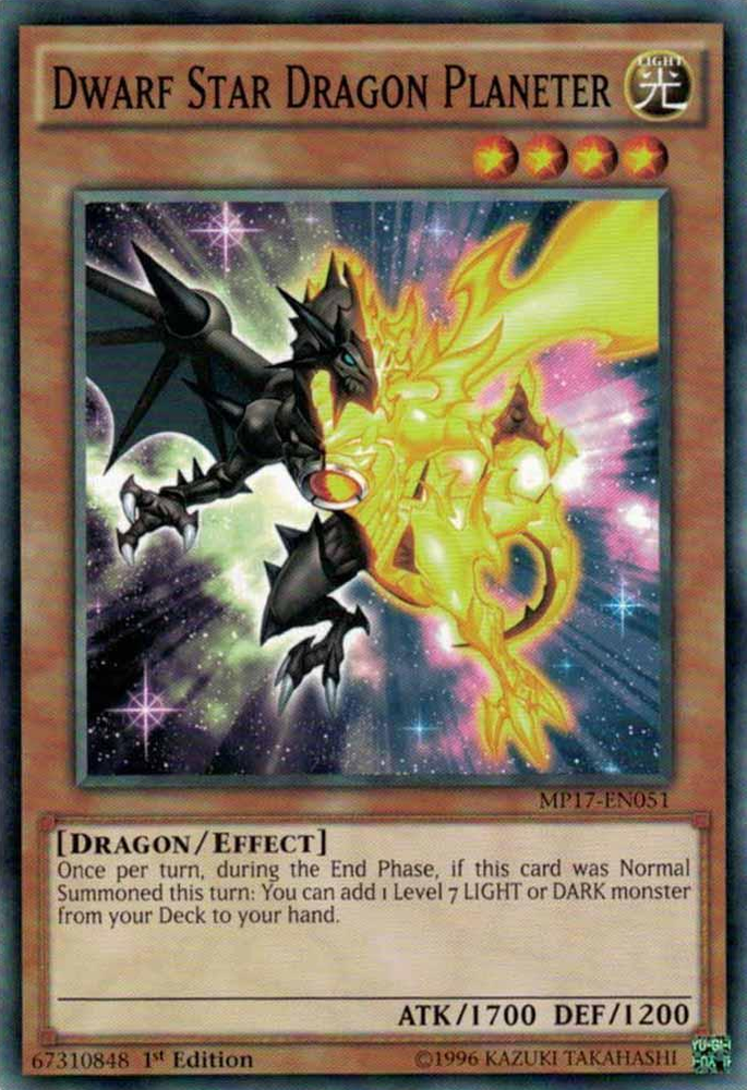 Dwarf Star Dragon Planeter [MP17-EN051] Common Yu-Gi-Oh!