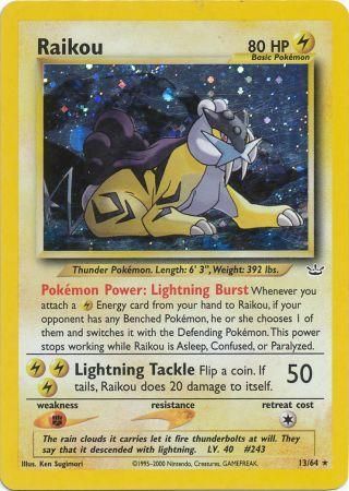 Raikou (13/64) [Neo Revelation Unlimited] Pokémon