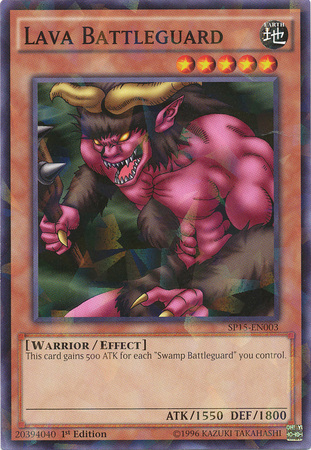 Lava Battleguard [SP15-EN003] Shatterfoil Rare Yu-Gi-Oh!