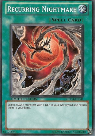 Recurring Nightmare [GLD4-EN041] Common Yu-Gi-Oh!