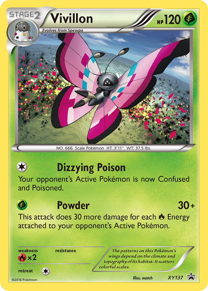Vivillon (XY137) [XY: Black Star Promos] Pokémon