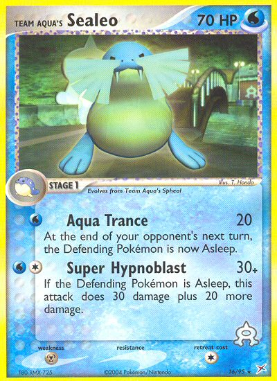 Team Aqua's Sealeo (16/95) [EX: Team Magma vs Team Aqua] Pokémon
