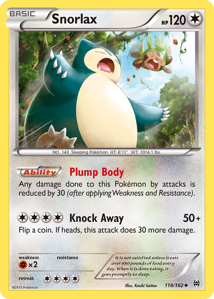 Snorlax (118/162) [XY: BREAKthrough] Pokémon