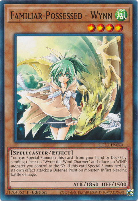 Familiar-Possessed - Wynn [SDCH-EN040] Common Yu-Gi-Oh!
