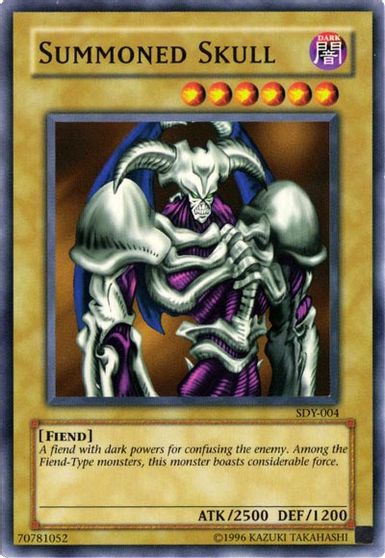 Summoned Skull (Sample Promo) [SDY-004] Common Yu-Gi-Oh!