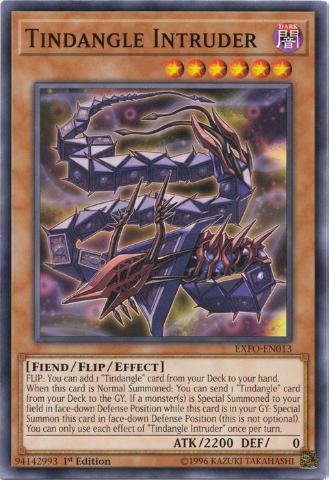 Tindangle Intruder [EXFO-EN013] Common Yu-Gi-Oh!