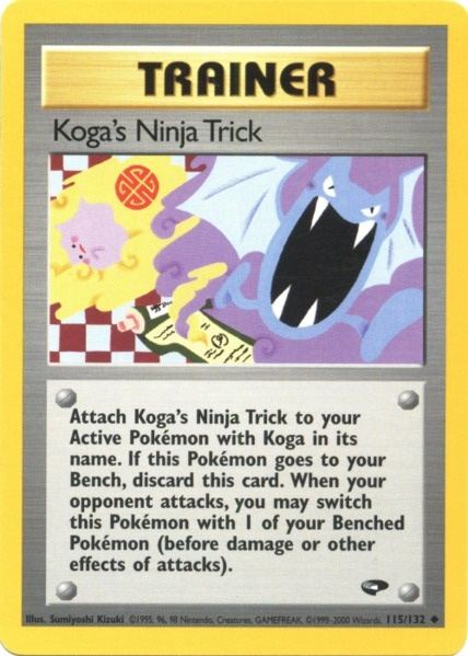 Koga's Ninja Trick (115/132) [Gym Challenge Unlimited] Pokémon