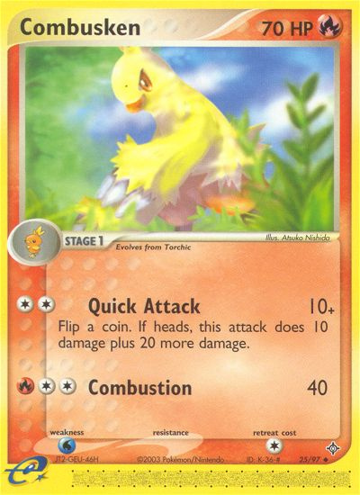 Combusken (25/97) [EX: Dragon] Pokémon
