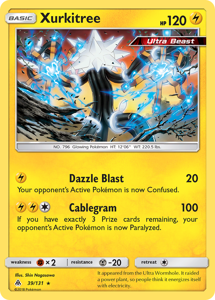 Xurkitree (39/131) [Sun & Moon: Forbidden Light] Pokémon