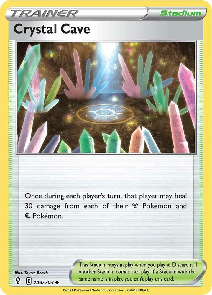 Crystal Cave (144/203) [Sword & Shield: Evolving Skies] Pokémon