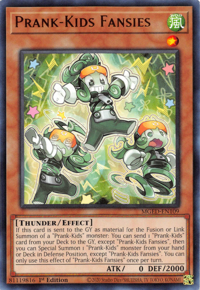 Prank-Kids Fansies [MGED-EN109] Rare Yu-Gi-Oh!