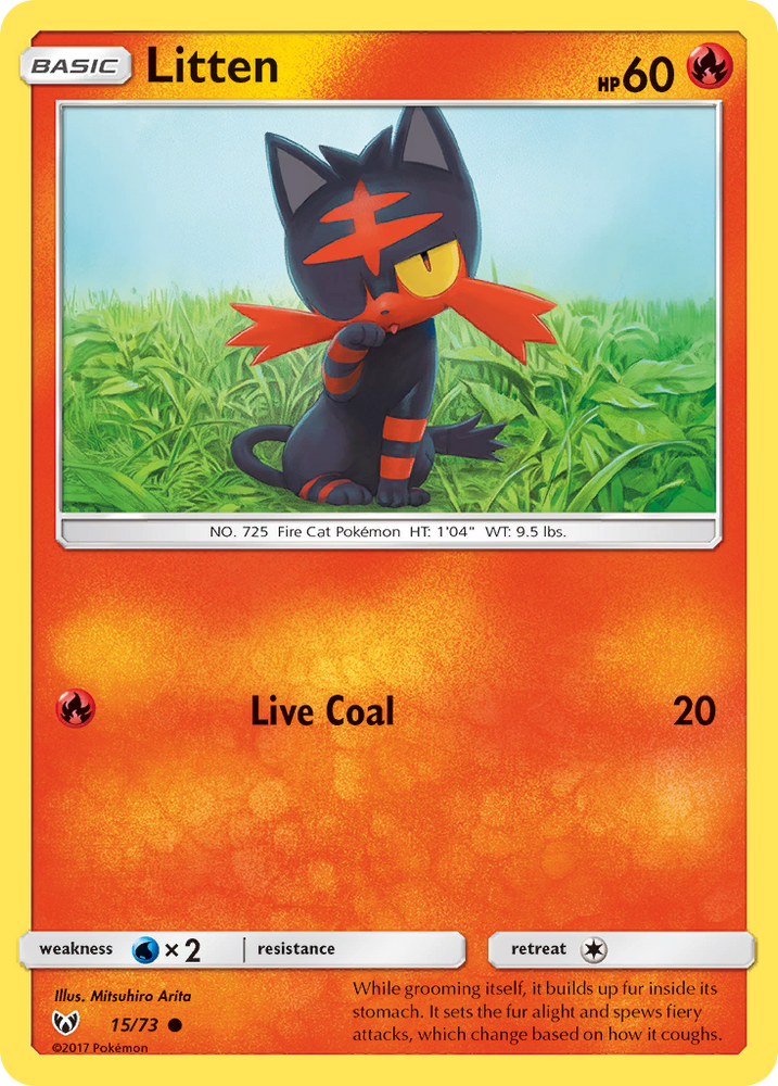 Litten (15/73) [Sun & Moon: Shining Legends] Pokémon