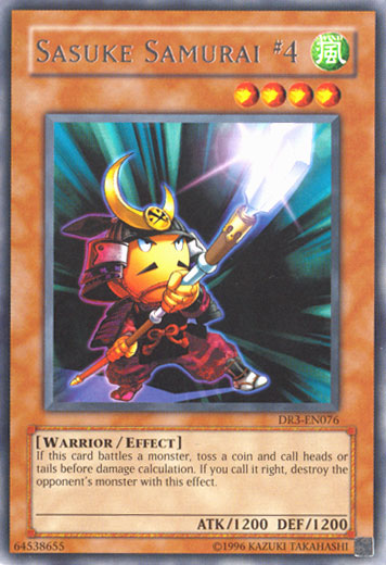 Sasuke Samurai #4 [DR3-EN076] Rare Yu-Gi-Oh!