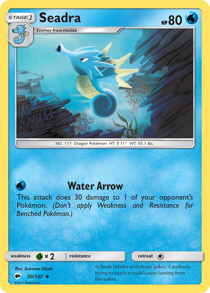 Seadra (30/147) [Sun & Moon: Burning Shadows] Pokémon