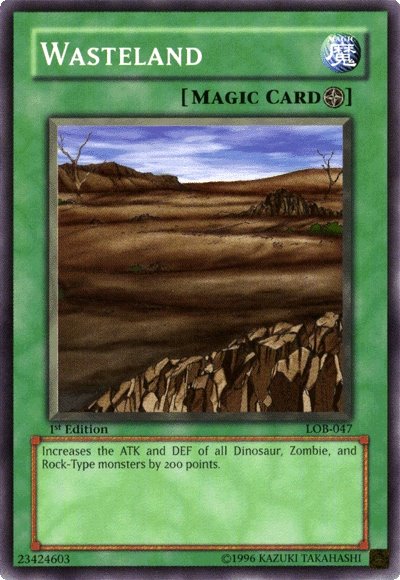Wasteland [LOB-047] Common Yu-Gi-Oh!