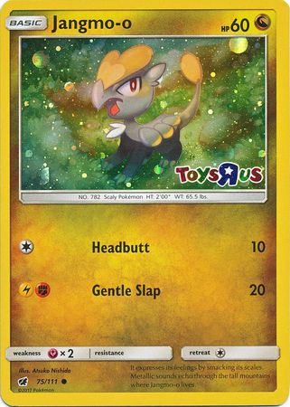 Jangmo o (75/111) (Toys R Us Promo) [Sun & Moon: Crimson Invasion] Pokémon