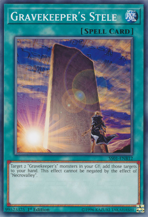 Gravekeeper's Stele [SS01-ENB12] Common Yu-Gi-Oh!
