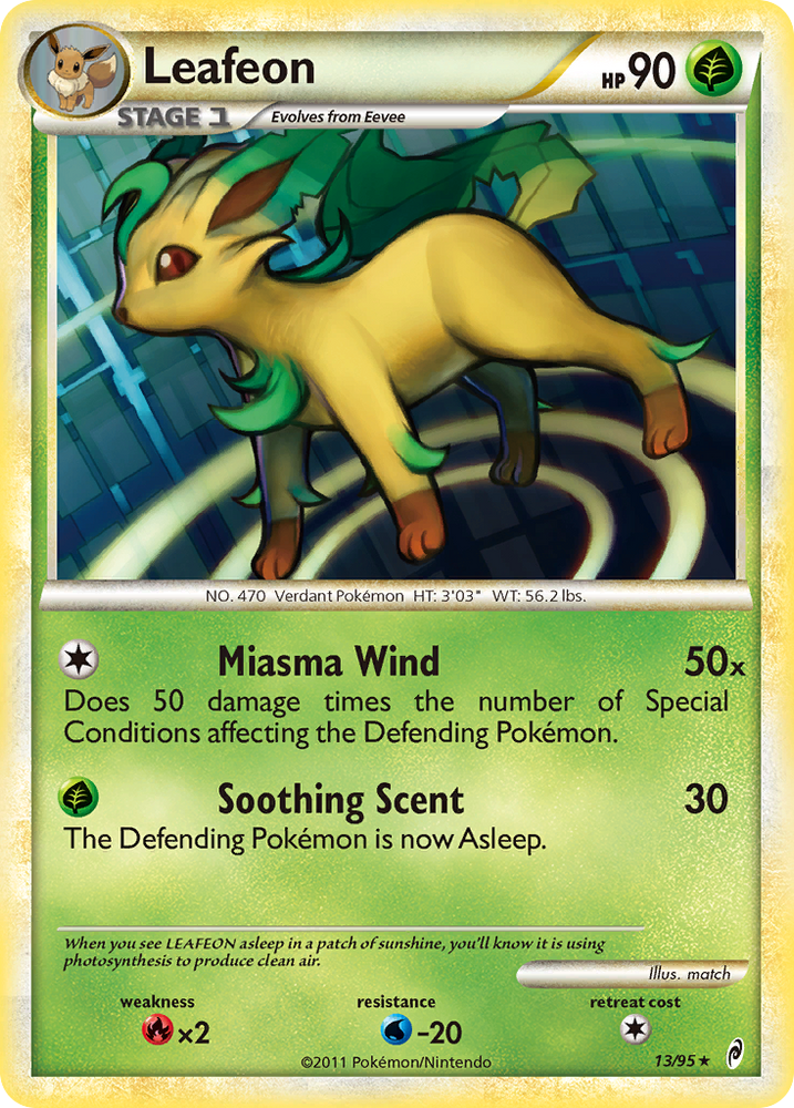 Leafeon (13/95) [HeartGold & SoulSilver: Call of Legends] Pokémon