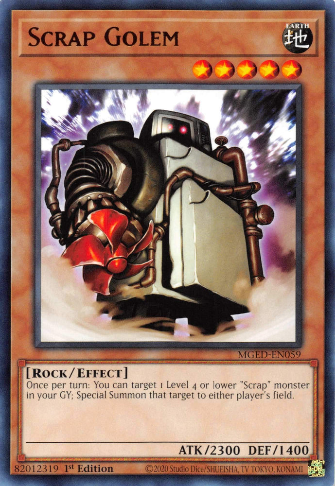 Scrap Golem [MGED-EN059] Rare Yu-Gi-Oh!