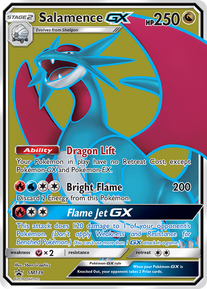 Salamence GX (SM139) [Sun & Moon: Black Star Promos] Pokémon