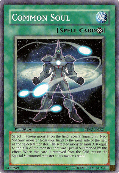 Common Soul [DP03-EN023] Common Yu-Gi-Oh!